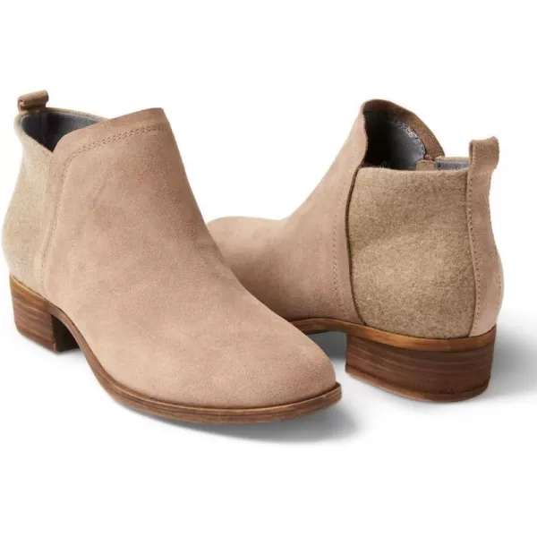 TOMS Black SuedeTex Velour Mix Womens Deia Bootie 10013038Pink
