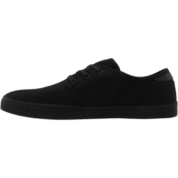 TOMS Mens Carlo SneakerBlackBlack Heritage Canvas