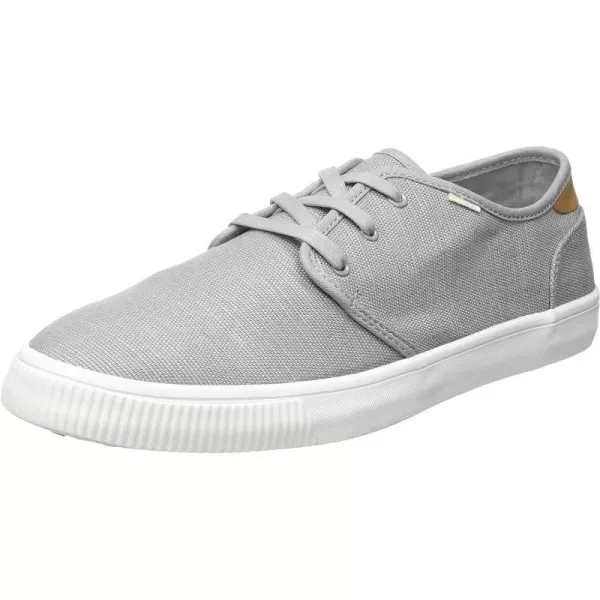 TOMS Mens Carlo SneakerDrizzle Grey Heritage Canvas
