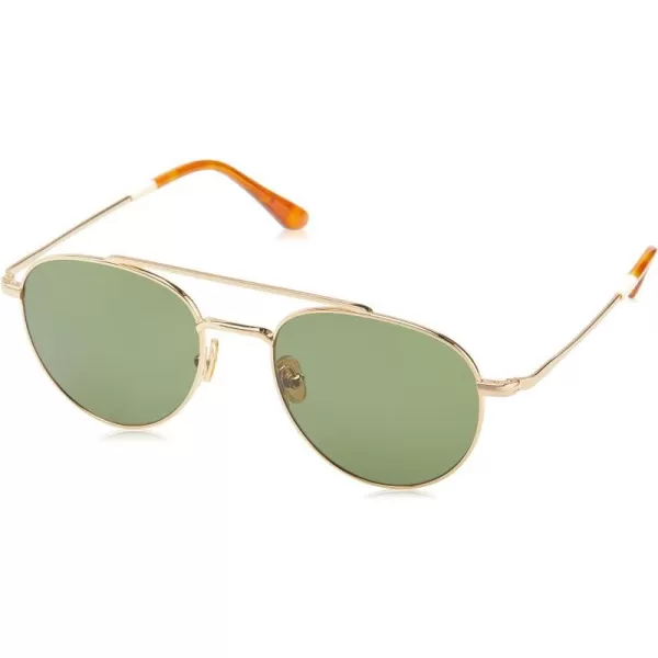 TOMS Round SunglassesShiny Yellow Gold