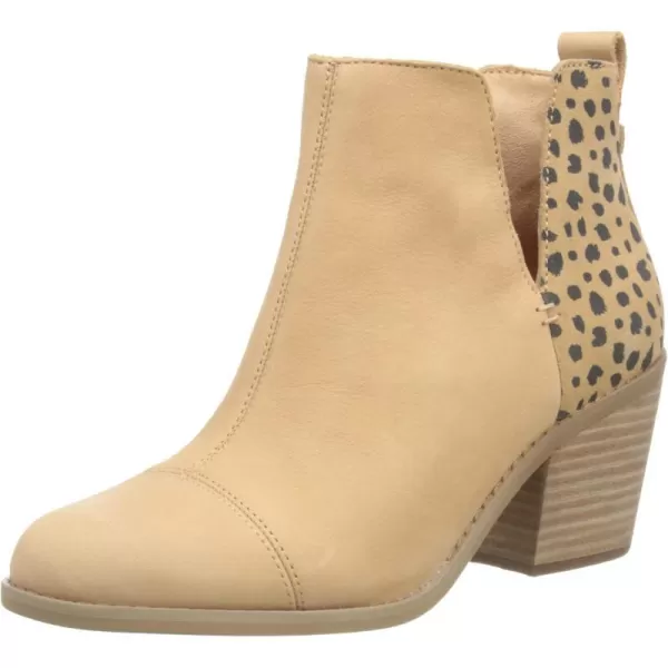 TOMS Womens Everly Cutout BootHoney LeatherTiny Cheetah