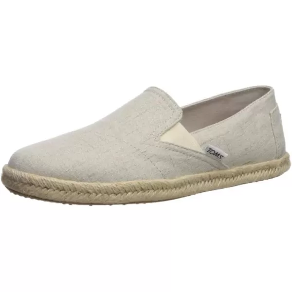 TOMS Womens Redondo Slip On Flats Casual  RedNatural Crosshatch Jacquard