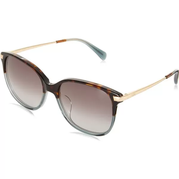 TOMS Womens Round Sunglasses Tortoise Ocean Grey FadeShiny Gold 5616145TOMS Womens Round Sunglasses Tortoise Ocean Grey FadeShiny Gold 5616145