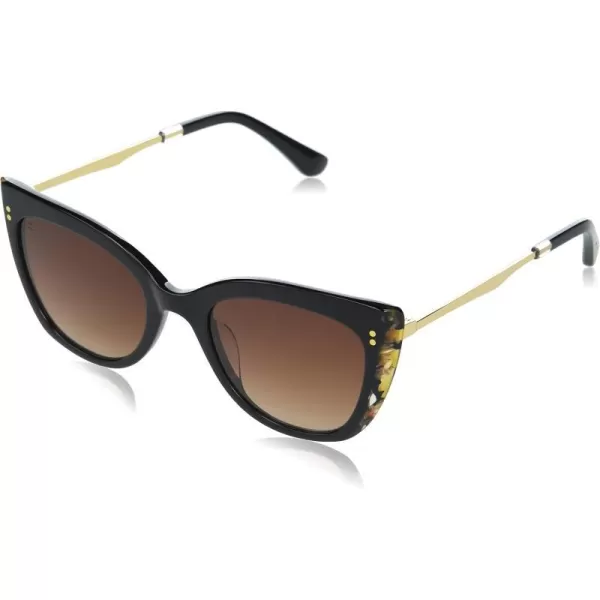 TOMS Womens Sophia Cat Eye Sunglasses Honey Multi LaminationShiny GoldBrown Gradient 5321147TOMS Womens Sophia Cat Eye Sunglasses Honey Multi LaminationShiny GoldBrown Gradient 5321147