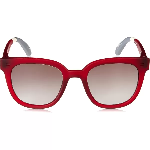TOMS Womens Juniper Round SunglassesMatte Beetroot Crystal