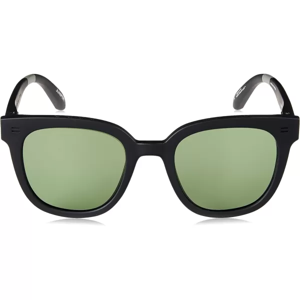 TOMS Womens Juniper Round SunglassesMatte Black