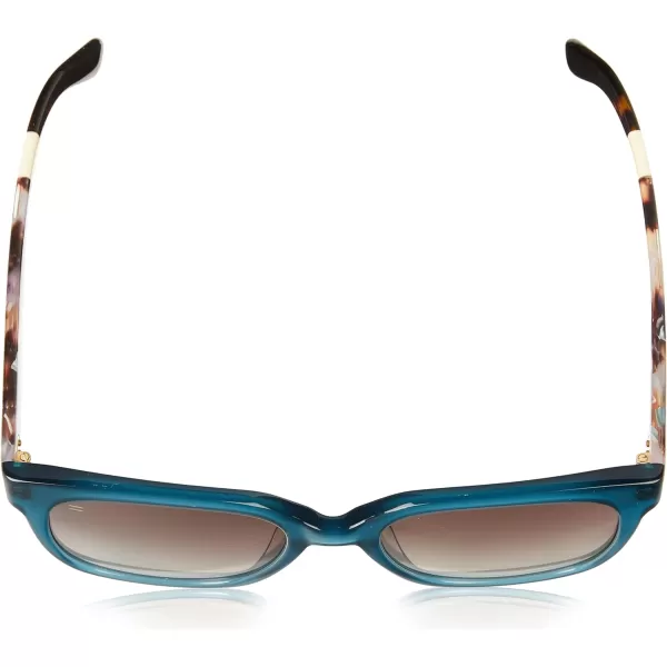 TOMS Womens Natasha Square SunglassesSeafoam Tortoise