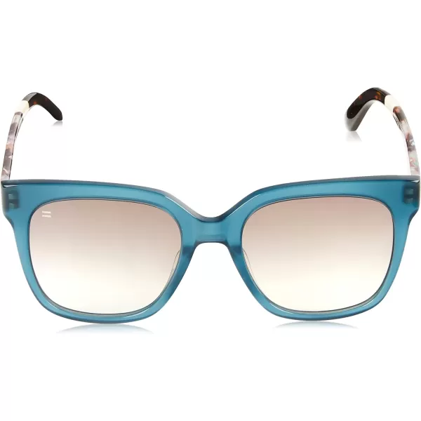 TOMS Womens Natasha Square SunglassesSeafoam Tortoise