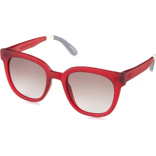 TOMS Womens Juniper Round SunglassesMatte Beetroot Crystal