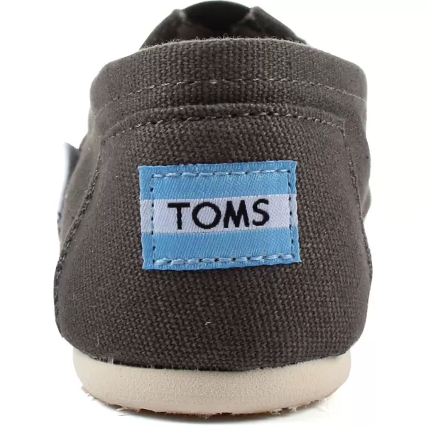 TOMS Mens Alpargata Crepe Faux Shearling SlipOnAsh