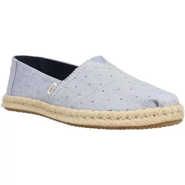 TOMS Mens Alpargata Crepe Faux Shearling SlipOnBlack Sequin
