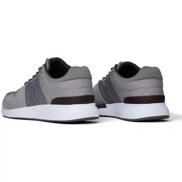 TOMS Mens Arroyo Lace Up Sneakers Shoes Casual  BlackForged Iron Grey Variegated WovenSport Knit