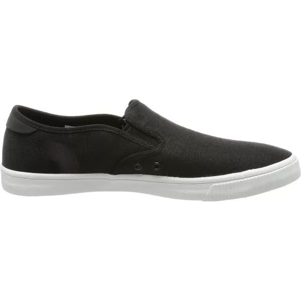 TOMS Mens Baja Slip On Sneakers Shoes Casual  BlueBlack Heritage Canvas