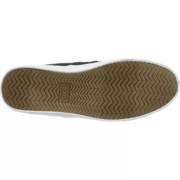 TOMS Mens Baja Slip On Sneakers Shoes Casual  BlueBlack Heritage Canvas
