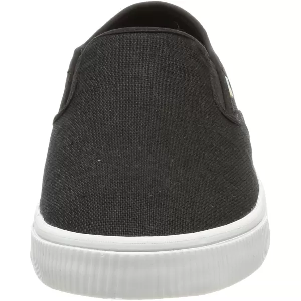 TOMS Mens Baja Slip On Sneakers Shoes Casual  BlueBlack Heritage Canvas