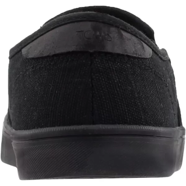 TOMS Mens Baja Slip On Sneakers Shoes Casual  BlueBlackBlack Heritage Canvas