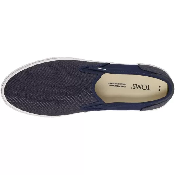 TOMS Mens Baja Slip On Sneakers Shoes Casual  BlueDeep Navy