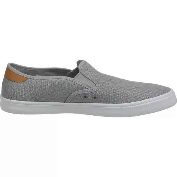 TOMS Mens Baja Slip On Sneakers Shoes Casual  BlueDrizzle Grey Heritage Canvas