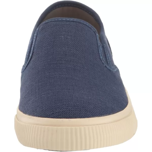 TOMS Mens Baja Slip On Sneakers Shoes Casual  BlueMoonlight Blue Heritage Canvas