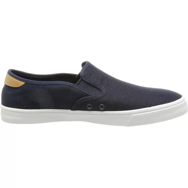 TOMS Mens Baja Slip On Sneakers Shoes Casual  BlueNavy Heritage Canvas