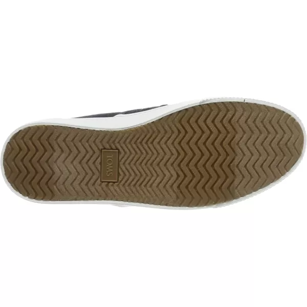 TOMS Mens Baja Slip On Sneakers Shoes Casual  BlueNavy Heritage Canvas