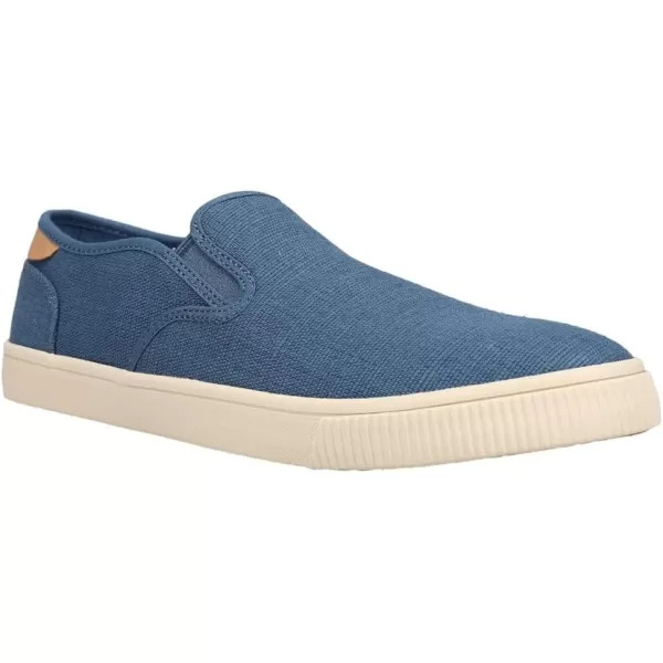 TOMS Mens Baja Slip On Sneakers Shoes Casual  BlueOcean Blue