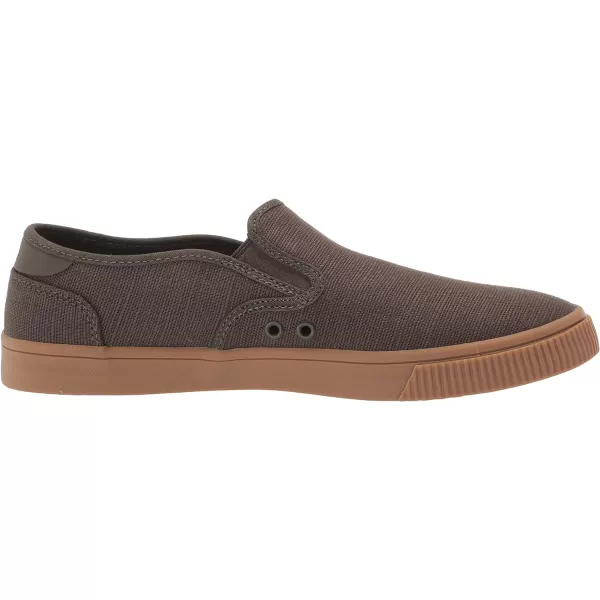 TOMS Mens Baja Slip On Sneakers Shoes Casual  BlueTarmac Olive Heritage Canvas
