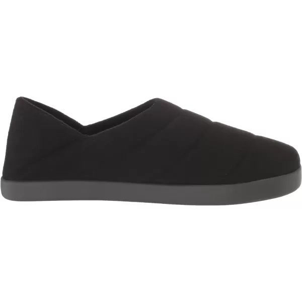 TOMS Mens Ezra Scuff Casual Slippers Casual  BlackBlack FeltFleece