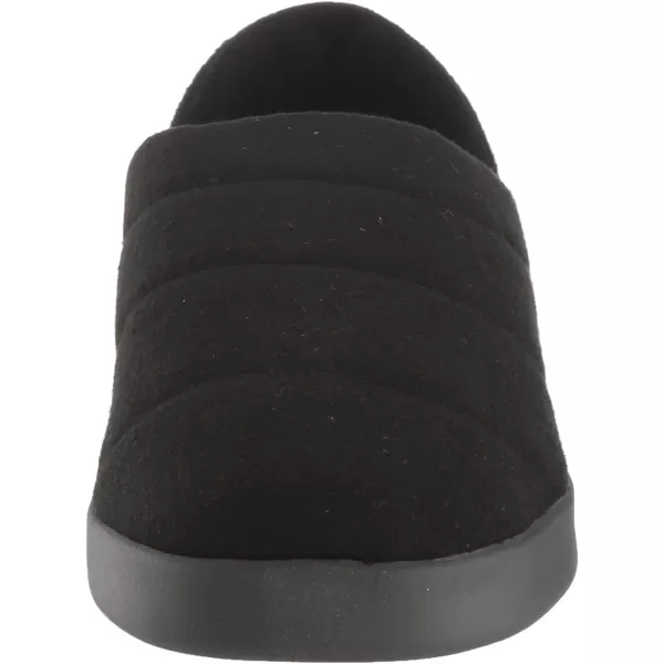 TOMS Mens Ezra Scuff Casual Slippers Casual  BlackBlack FeltFleece