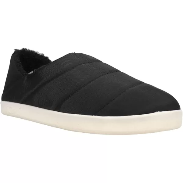 TOMS Mens Ezra Scuff Casual Slippers Casual  BlackBlack Matte Ripstop