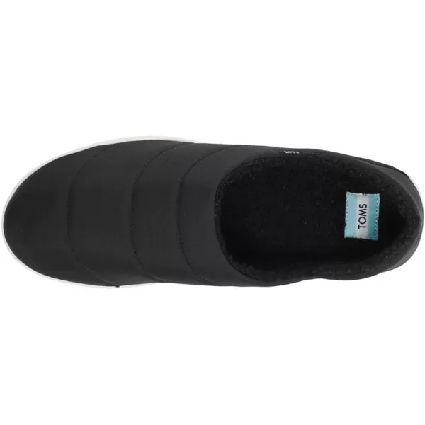 TOMS Mens Ezra Scuff Casual Slippers Casual  BlackBlack Matte Ripstop