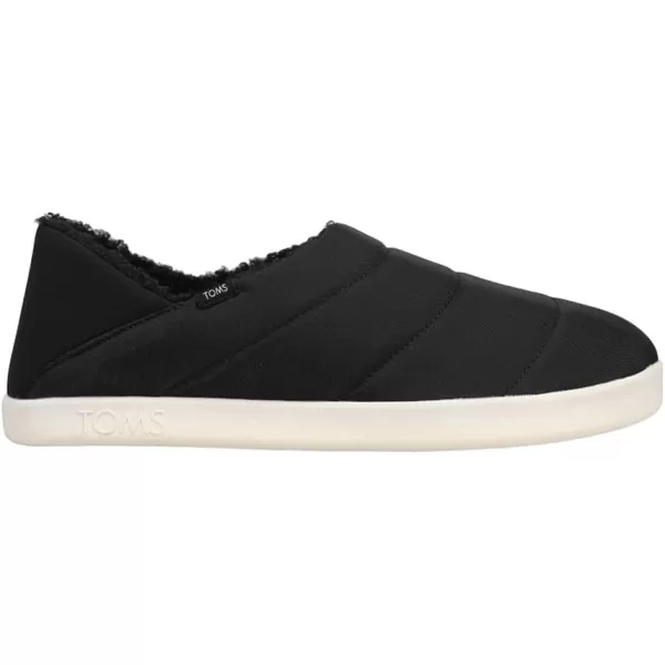 TOMS Mens Ezra Scuff Casual Slippers Casual  BlackBlack Matte Ripstop
