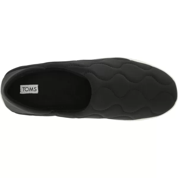 TOMS Mens Ezra Scuff Casual Slippers Casual  BlackBlack Quilted Cotton Ripstop