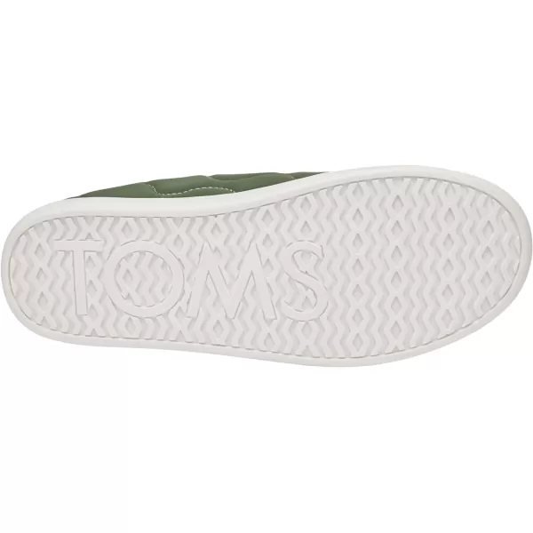 TOMS Mens Ezra Scuff Casual Slippers Casual  BlackBronze Green Quilted Cotton Ripstop