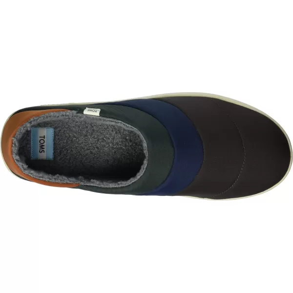 TOMS Mens Ezra Scuff Casual Slippers Casual  BlackBrown