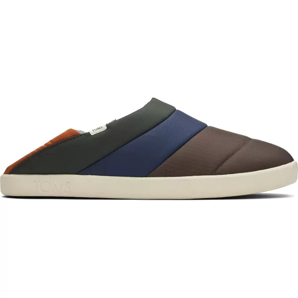 TOMS Mens Ezra Scuff Casual Slippers Casual  BlackBrown