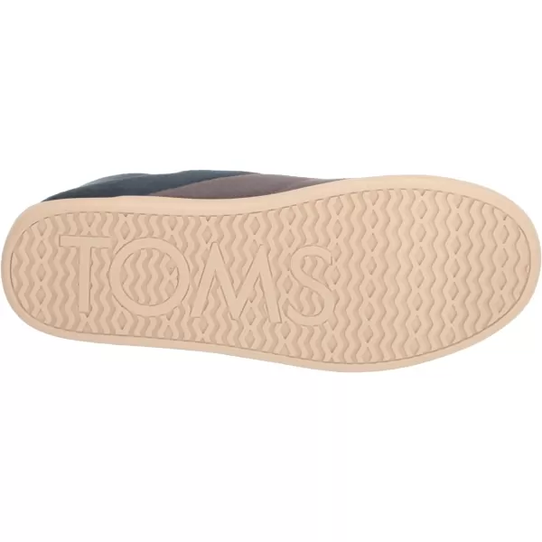 TOMS Mens Ezra Scuff Casual Slippers Casual  BlackForged Iron Multi FeltFleece