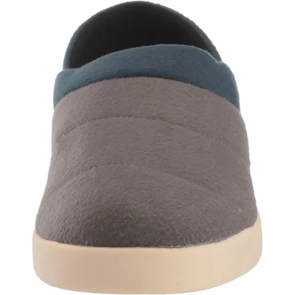 TOMS Mens Ezra Scuff Casual Slippers Casual  BlackForged Iron Multi FeltFleece