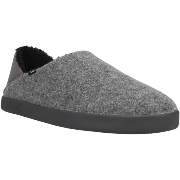 TOMS Mens Ezra Scuff Casual Slippers Casual  BlackGrey