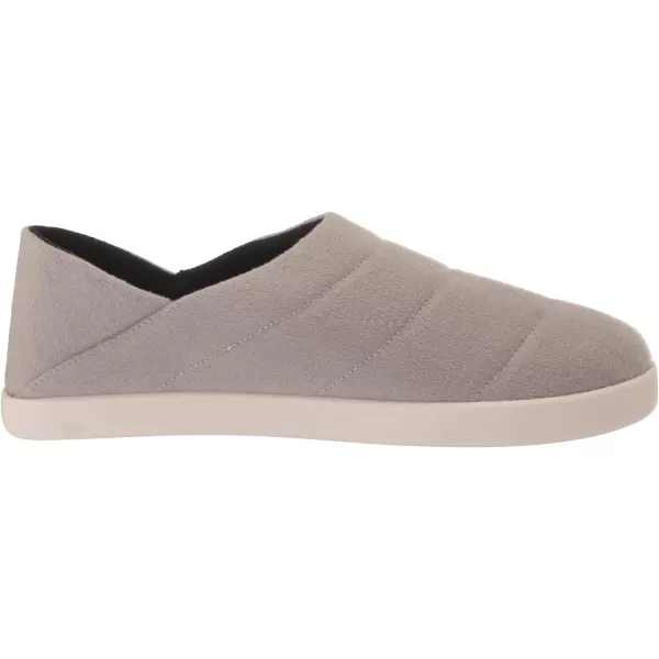 TOMS Mens Ezra Scuff Casual Slippers Casual  BlackShadow FeltFleece