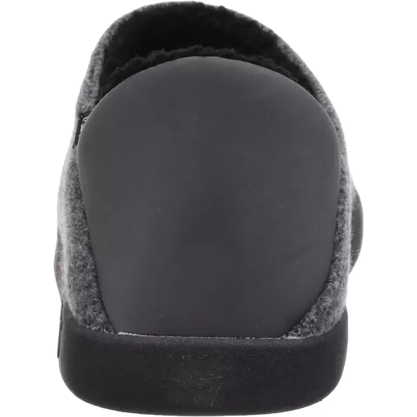 TOMS Mens Ezra Scuff Casual Slippers Casual  BlackSmoke Grey Repreve Twotone Felt