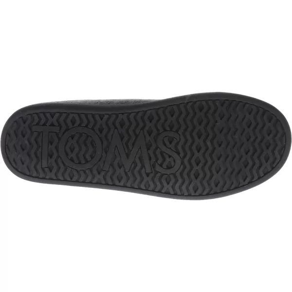 TOMS Mens Ezra Scuff Casual Slippers Casual  BlackSmoke Grey Repreve Twotone Felt