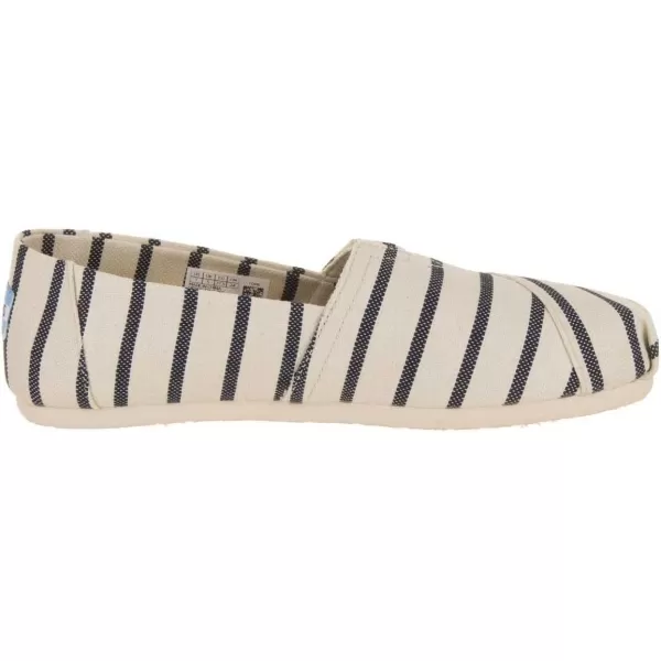 TOMS Mens Womens WhiteNavy Riviera Stripe 10011860 LoaferTOMS Mens Womens WhiteNavy Riviera Stripe 10011860 Loafer