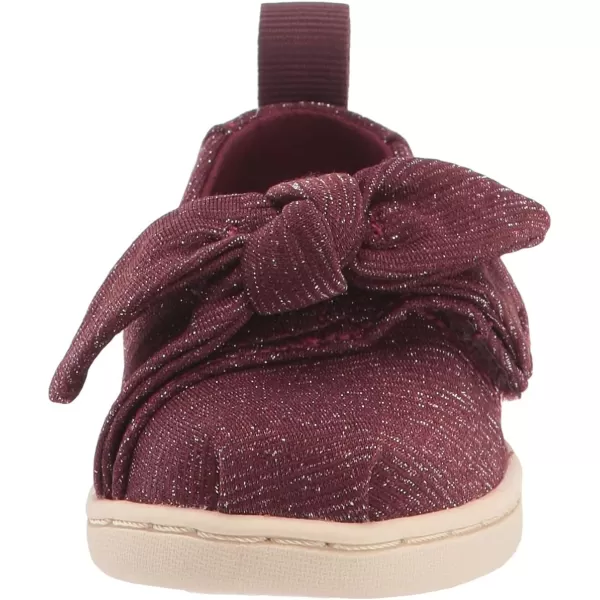 TOMS Toddler Boys Alpargata Dinosaur Slip On Casual Shoes  BlueBurgundy GlitterBow