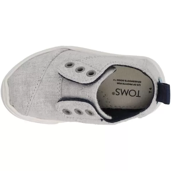 TOMS Toddler Boys Tiny Cordones Slip On Sneakers Shoes Casual  GreyGrey