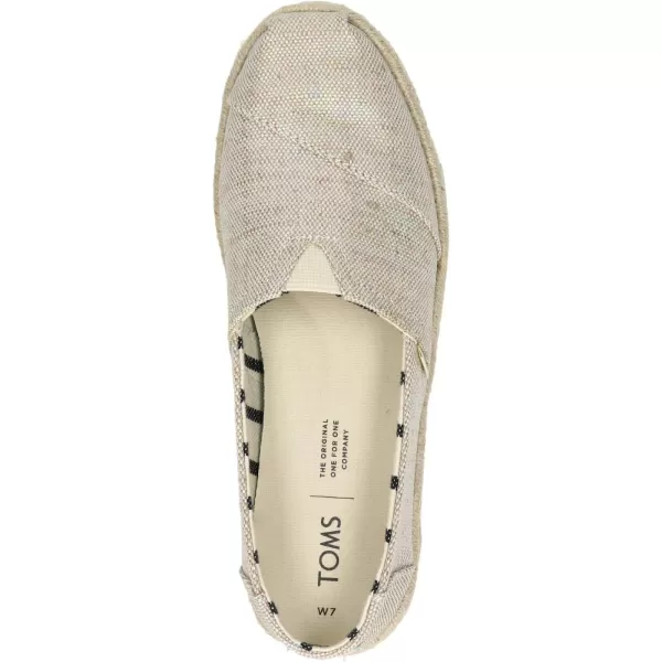 TOMS Womens Alpargata  BlueBeige