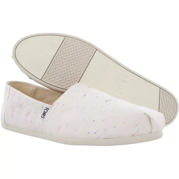 TOMS Womens Alpargata  BlueBirch Jerosey Fleckoffwhite