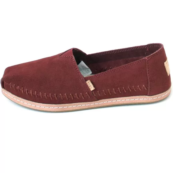 TOMS Womens Alpargata  BlueMuscat Suede on Leather