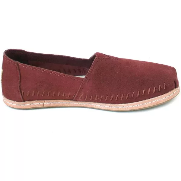 TOMS Womens Alpargata  BlueMuscat Suede on Leather