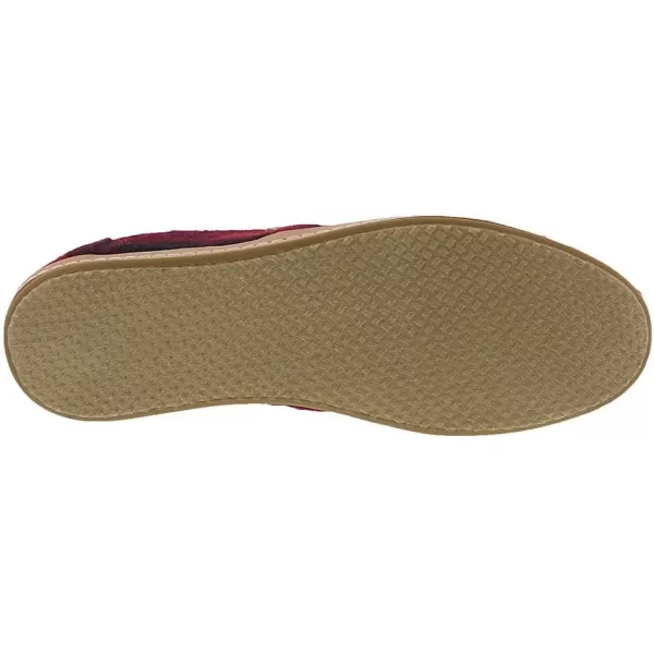 TOMS Womens Alpargata  BlueRed Felt Plaid